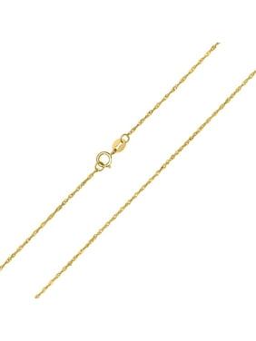 20 Mireval 14K Rose Gold 1.1mm Ropa Chain Necklace 